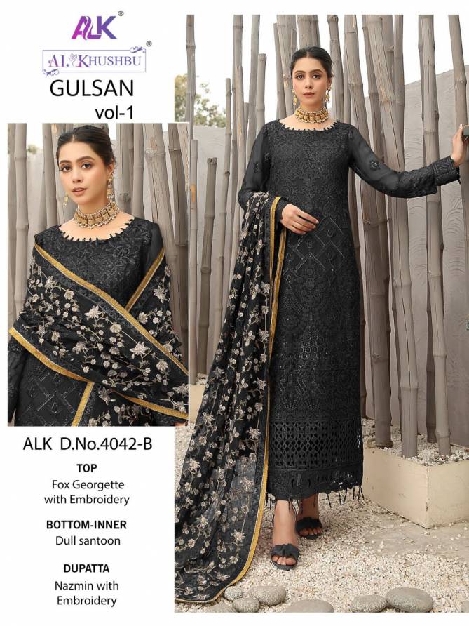 Gulsan Vol 1 Fancy Wholesale Georgette Pakistani Salwar Suits Catalog